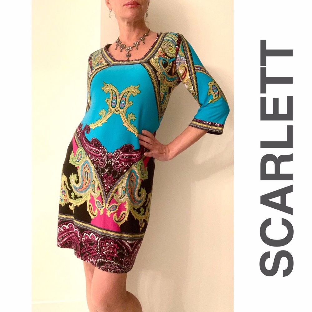 SCARLETT PRINTED ESSENTIAL WOMAN'S DRESS